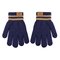 Kootud sõrmkindad 14 cm - R-034-navy