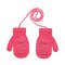 Kootud labakindad 13 cm - R-124-Fuch