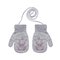 Kootud labakindad 13 cm - R-124-Grey
