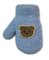 Kahekordsed kootud labakindad - R-208DB-Blue