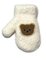 Kahekordsed kootud labakindad - R-208DB-White