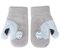 Kootud labakindad 14 cm - R-215DB-beige