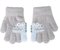 Kootud kohevad kindad 14 cm - R-216-beige