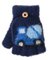 Kootud kohevad kindad - R-220-Navy