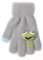 Kootud kohevad kindad 15 cm - R-229-grey