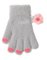 Kootud kohevad kindad - R-233-Grey
