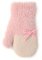 Вязаные варежки 14 см - R-235DB-P_beige