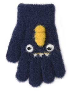 Kootud kohevad kindad 15 cm